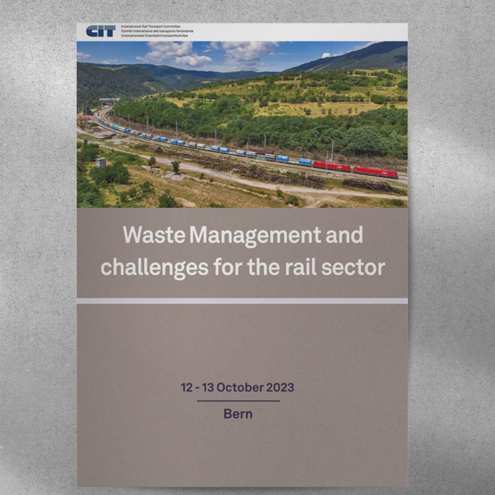 CIT Workshop “Waste Management and challenges for the rail sector”